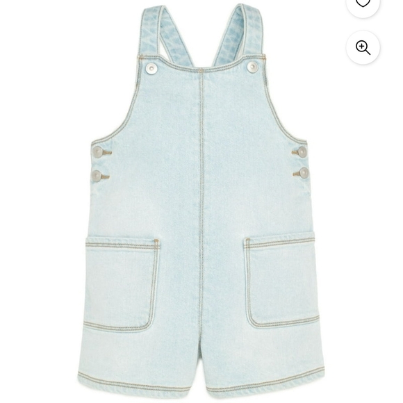 wonder nation Other - NEW Wonder Nation Light Blue Denim Kids Overalls Romper Girls 5T
